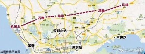 深圳将建直通坪山的机场快线