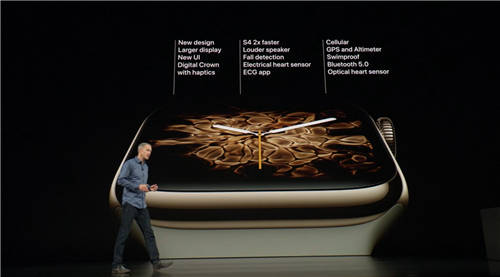 Apple Watch 4发布 可救命的智能手表
