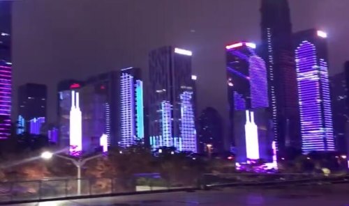 深圳市中心区灯光秀3月29日重启 每周都有3场表演