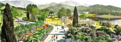 光明小镇运动森林公园开工 预计明年五一可开园