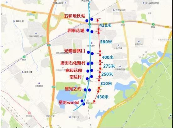 注意 深圳这些公交线路在五和大道将“跳站”停
