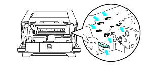 如何清理brother打印机卡纸教程图文讲解