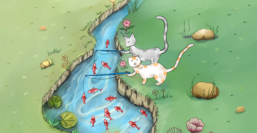小猫钓鱼的故事 小猫钓鱼的启示和道理
