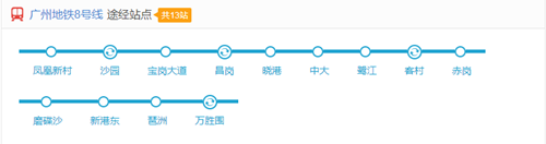 广州地铁8号线路图2019 广州地铁线路图最新