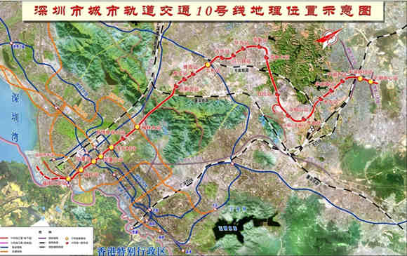 深圳明年将新增6条地铁线 附线路图