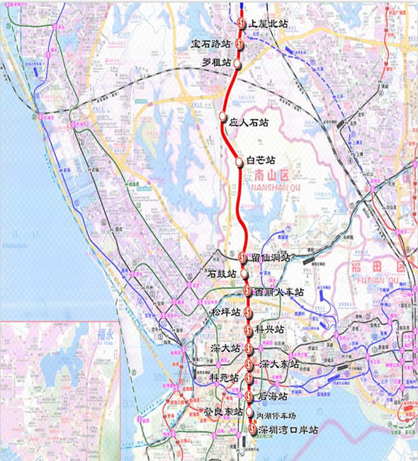 深圳地铁13号线预计2023年建成通车