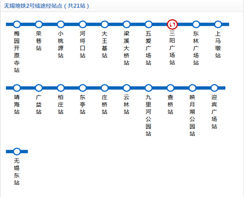 无锡地铁2号线线路图2020 无锡地铁线路图最新