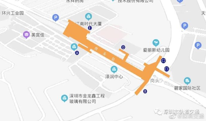 又更新啦!深圳地铁10号线华为片区三站更新