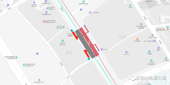 深圳地铁6号线红山站出入口信息更新