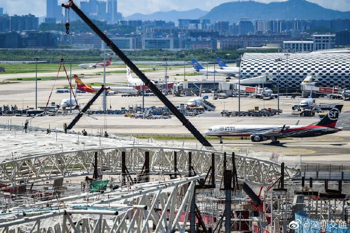 预计明年启用!深圳机场卫星厅建设加速