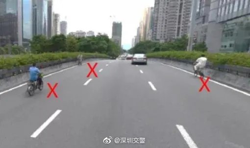 深圳首条!设在高架桥上的非机动车道