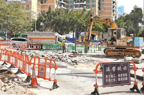 深圳今年道路挖掘计划涉道路4373条