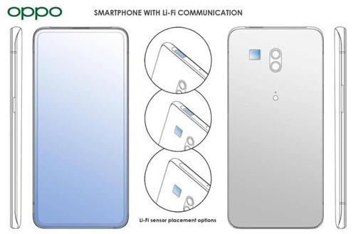 OPPO最新手机专利曝光 将支持LiFi技术