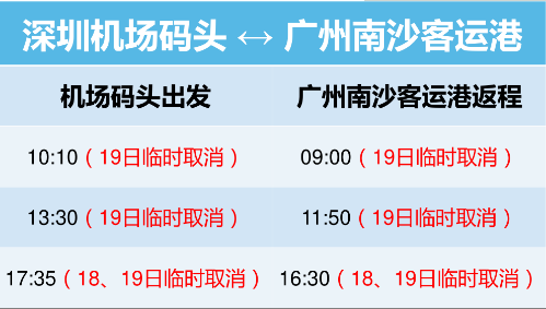 注意 深圳机场码头部分航线受台风影响停航信息