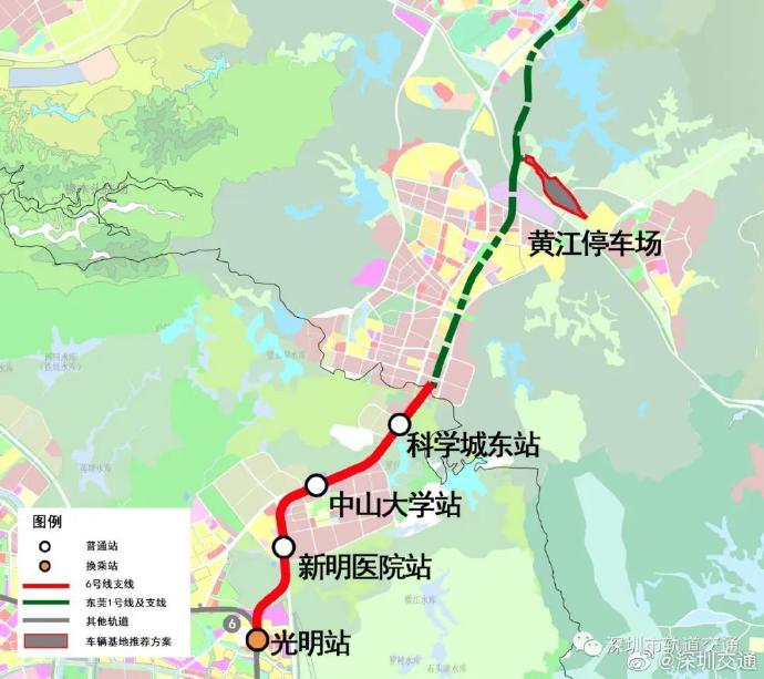 @光明人 6号线支线两站将进入土建装修施工阶段