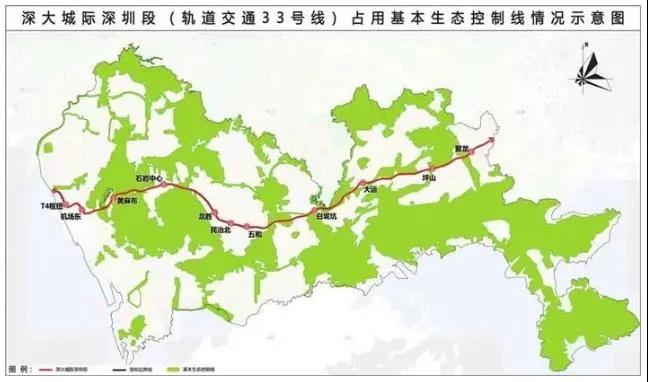 深圳两条城际线路站点公示