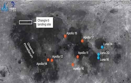 嫦娥5号成功落月着陆影像 嫦娥5号如何月球取土