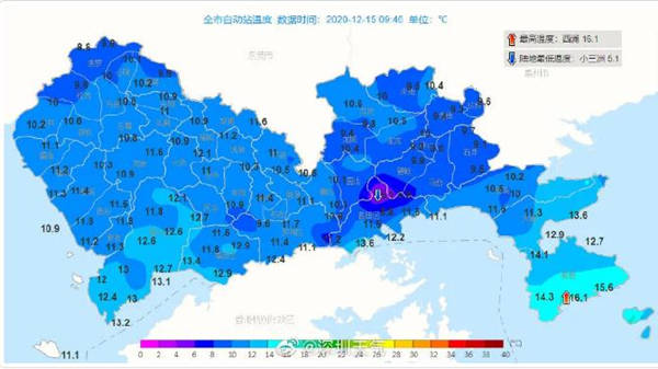 深圳寒冷黄色预警生效中 梧桐山又要下雪?