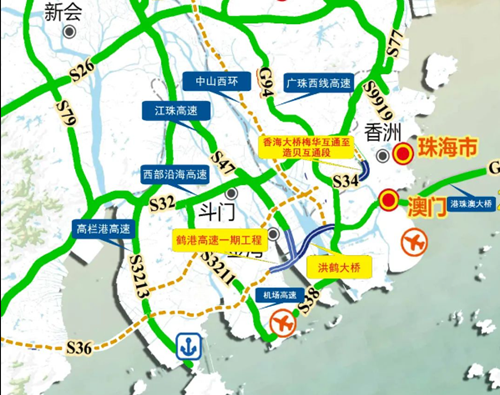 2020鹤港高速江珠高速至深圳机场东路段正式通车