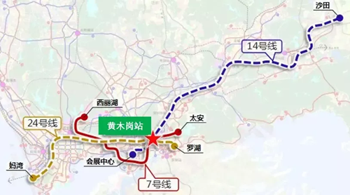 2021深圳黄木岗综合交通枢纽最新进展及通车时间