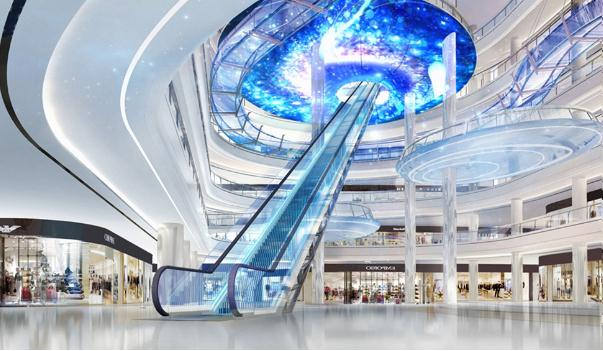 世界最高商业室内扶梯将现龙岗第四代万达广场