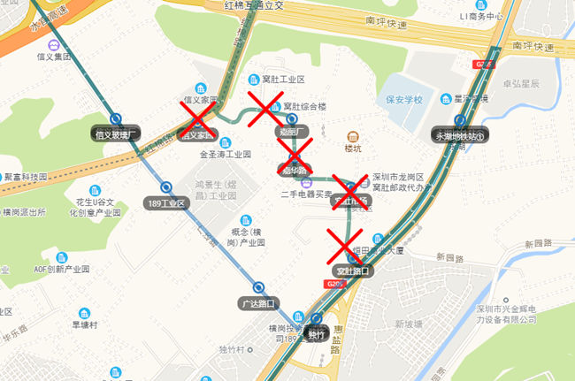 深圳途经坪盐通道的公交线路有调整