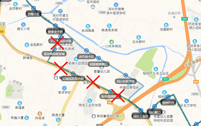 深圳途经坪盐通道的公交线路有调整