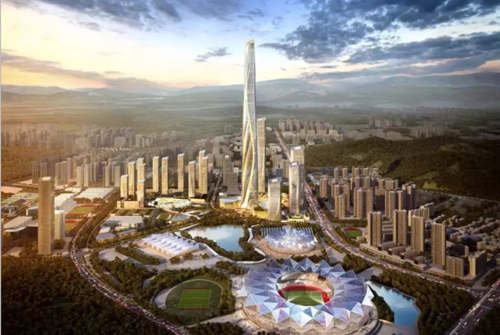 深圳第一高楼正式开建 700米摩天大楼