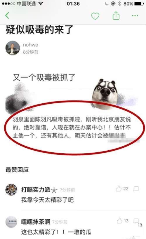 陈羽凡疑吸毒被抓啥情况 微博服务器或提前扩容