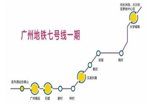 广州地铁7号线路图2019 广州地铁线路图最新