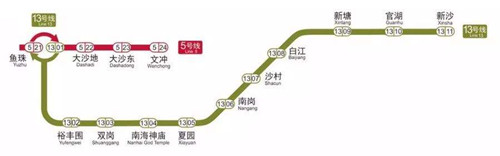 广州地铁13号线路图2019 广州地铁线路图最新
