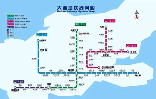 大连地铁12号线线路图2019 大连地铁线路图最新