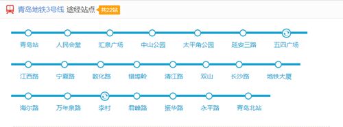 青岛地铁3号线线路图2020 青岛地铁线路图最新