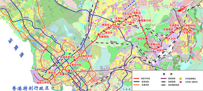 深圳地铁10号线预计8月开通 10号线站点介绍
