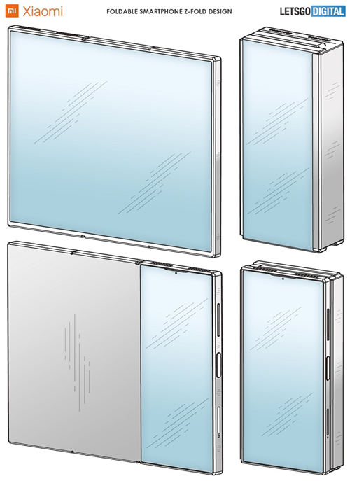 小米Z Fold折屏手机设计专利曝光 屏幕更大