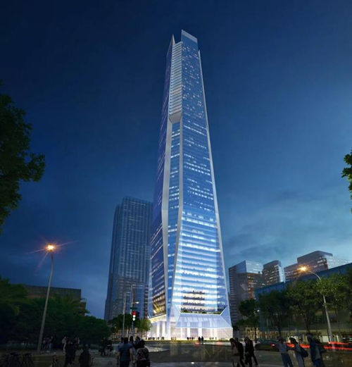 深圳在建第一高楼顶升突破300米