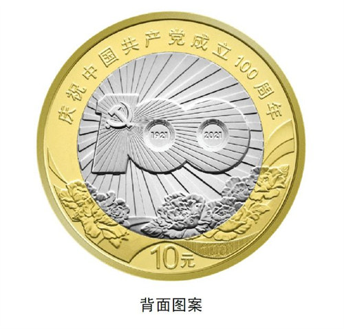 2021年建党100周年双色铜合金纪念币发行工作安排