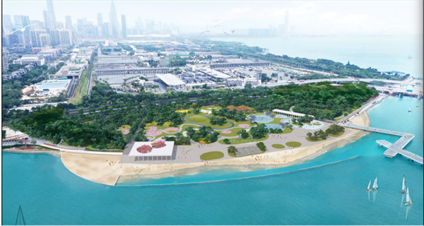 深圳湾人工沙滩要来了 项目修复效果示意图公布
