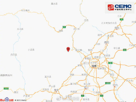 汶川凌晨突发4.8级地震 专家称系5.12地震余震