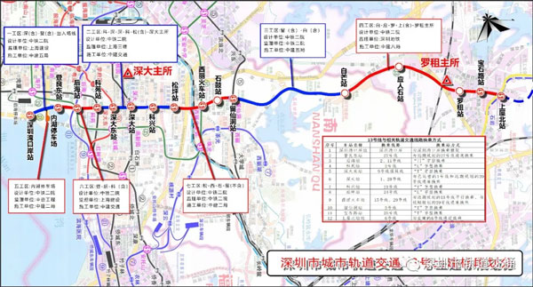 深圳地铁13号线两个站点有新进展 该线路共跨越3个区