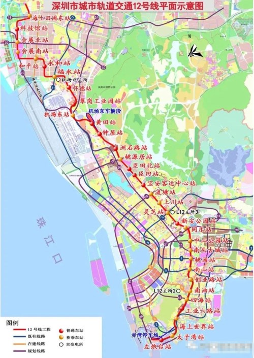 深圳多条地铁线路建设进展更新 20号线预计年底通车