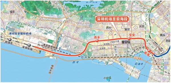 深圳穗莞深城际机前段建设进展更新(附线路图+站点+通车时间)