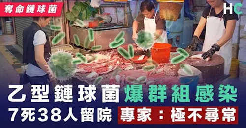 香港多人感染乙型链球菌死亡