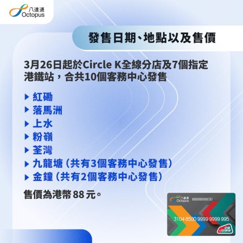 香港八达通将首推全国通卡 可在内地逾336个城市使用